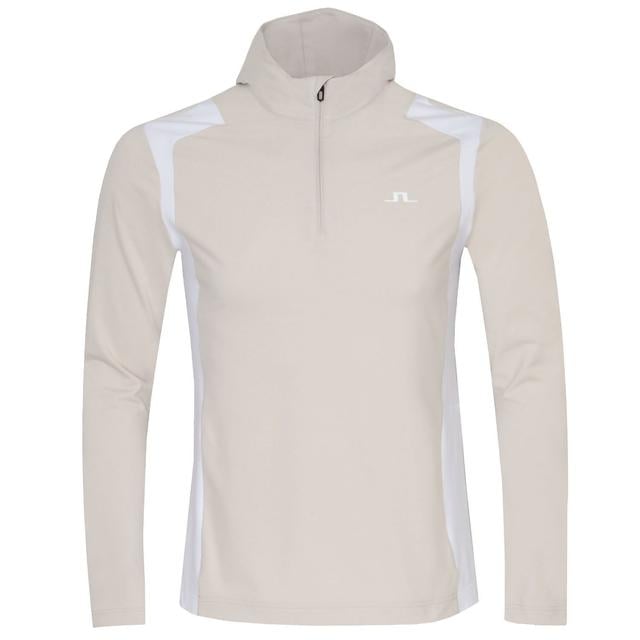 J Lindeberg Lukas Zip Neck Hoodie on Productcaster.