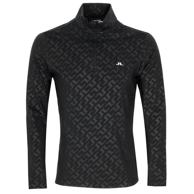 J Lindeberg Luke Deboss Zip Neck Sweater by Scottsdale Golf on Productcaster.