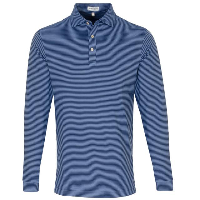 Peter Millar Lyons Performance Long Sleeve Polo Shirt on Productcaster.