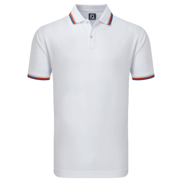 FootJoy Solid Golf Polo Shirt with Trim on Productcaster.