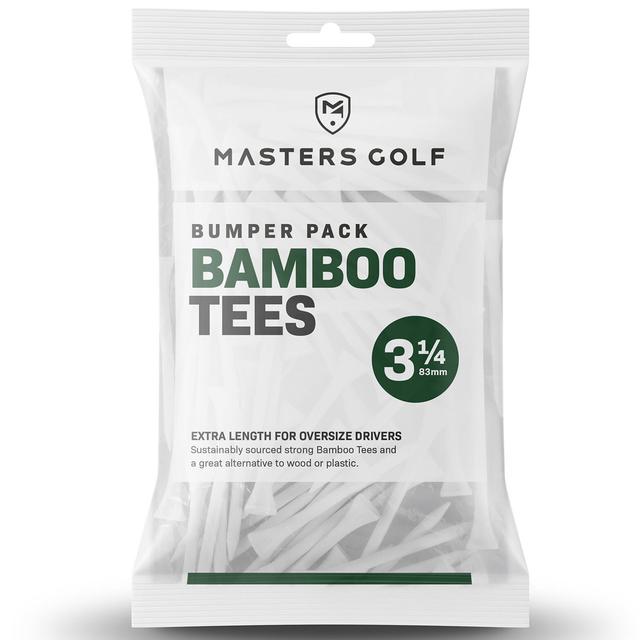 Masters Bamboo Golf Tees White on Productcaster.