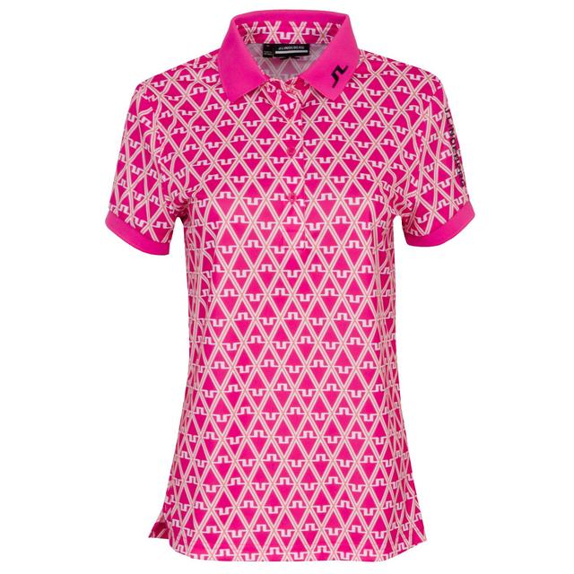 J Lindeberg Ladies Tour Tech Print Polo on Productcaster.