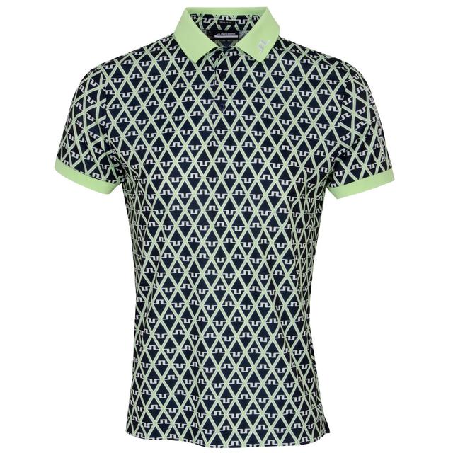 J Lindeberg Tour Tech Print Polo Shirt on Productcaster.