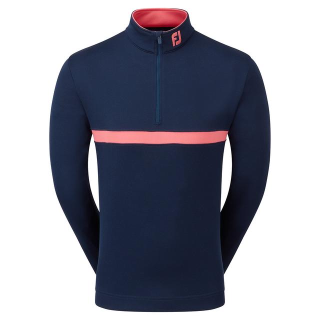 FootJoy Inset Stripe Chill-out Zip Neck Golf Sweater on Productcaster.