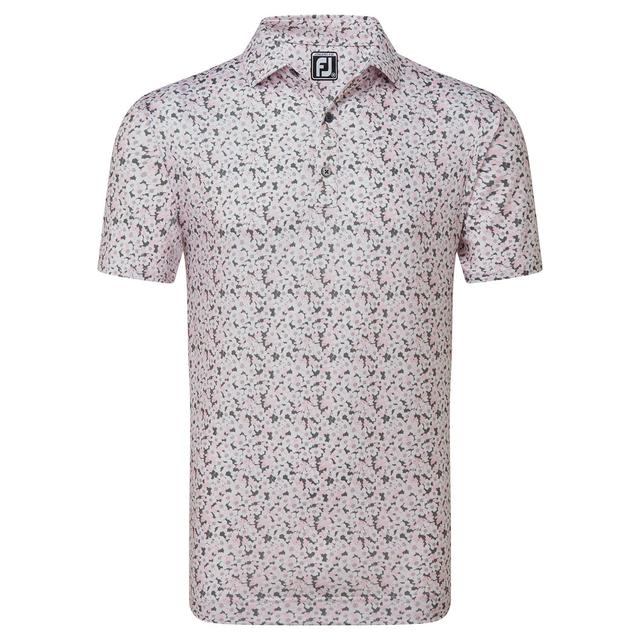 FootJoy Primrose Print Lisle Golf Polo Shirt on Productcaster.