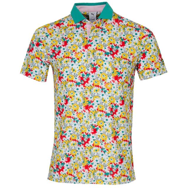 PUMA Arnold Palmer Floral Polo Shirt on Productcaster.