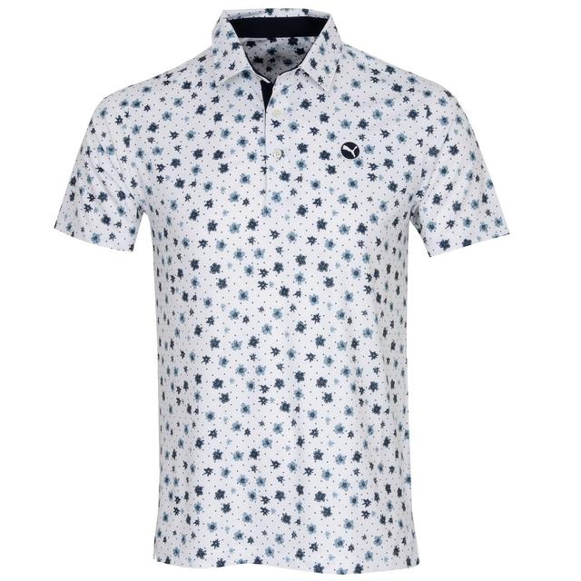 PUMA Cloudspun Floral Polo Shirt on Productcaster.