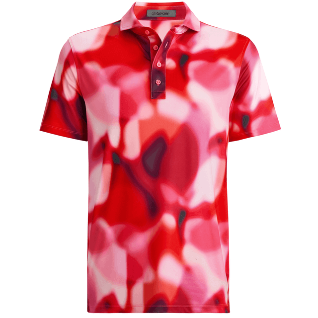 G/FORE Bokeh Blur Tech Jersey Golf Polo Shirt on Productcaster.