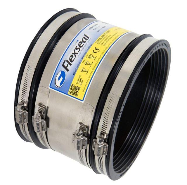 Flexseal Rubber Flexible Drainage Adaptor Coupling 525mm to 550mm EPDM on Productcaster.