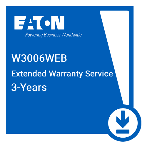 Eaton Extended Warranty Service 3-Years (W3006WEB) on Productcaster.