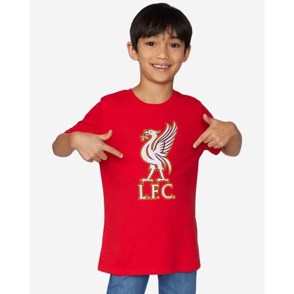 Liverpool FC Junior Liverbird Mesh Tee Red - 9-10 - Cotton on Productcaster.