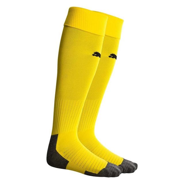 PUMA Football Socks Liga Core - Yellow/black, size 31-34 on Productcaster.