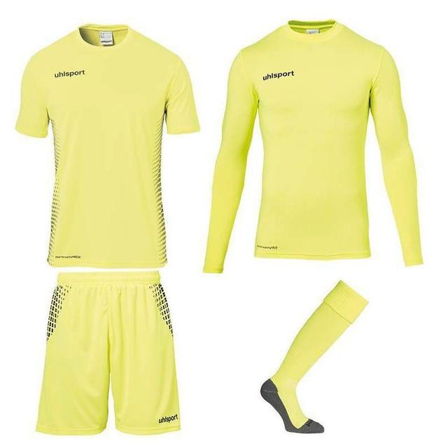 Uhlsport Goalkeepers Kit Score - Fluo Yellow/black, size XX-Large on Productcaster.