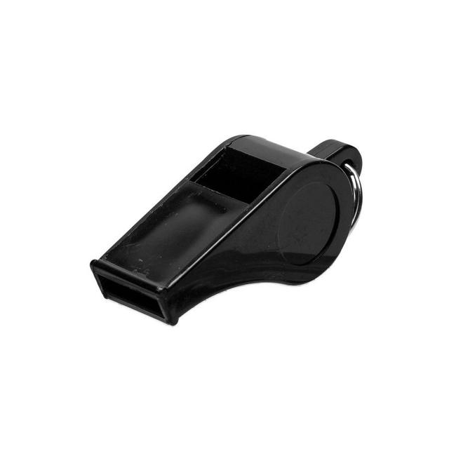 Select Referees Whistle Plastic Small - Black, size One Size on Productcaster.