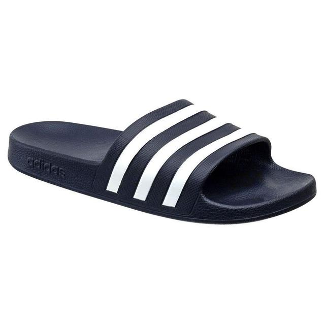 adidas Slide Adilette - Blue/white, size 43 on Productcaster.