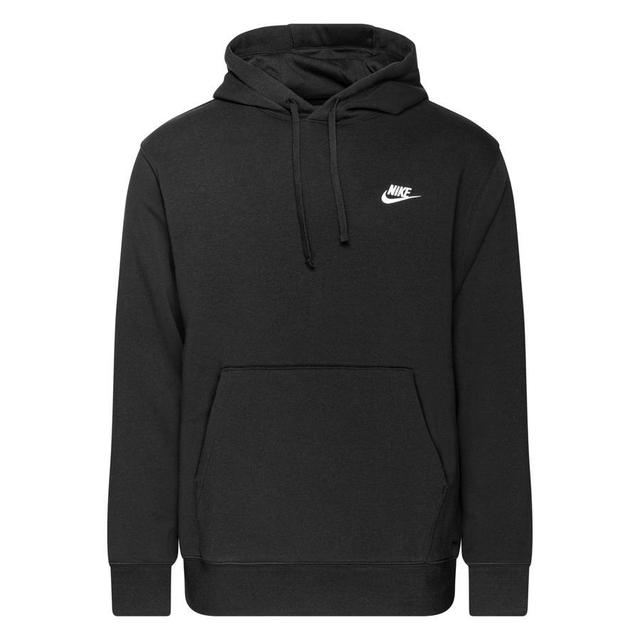 Nike Hoodie Nsw Club - Black/white, size Large on Productcaster.