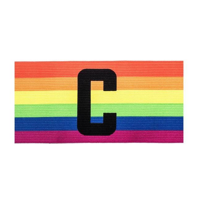 Select Captains Arm Band - Rainbow, size One Size Junior on Productcaster.