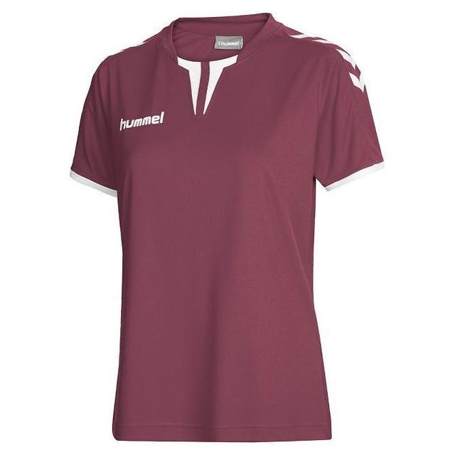 Hummel Core Poly Playershirt - Maroon Women, size X-Small on Productcaster.