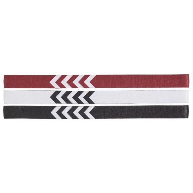 Hummel 3-pack Headband Black White True Red, size One Size on Productcaster.