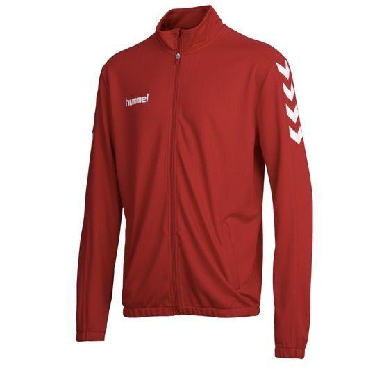 Hummel Core Poly Training Jacket - True Red/white Kids, size 128 cm on Productcaster.