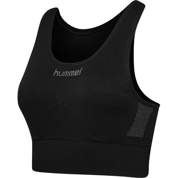 Hummel First Seamless Sports Bra - Black Woman, size X-Small/Small on Productcaster.