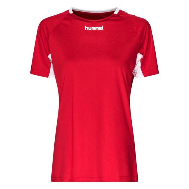 Hummel Core Team Playershirt - Red Woman, size X-Large on Productcaster.