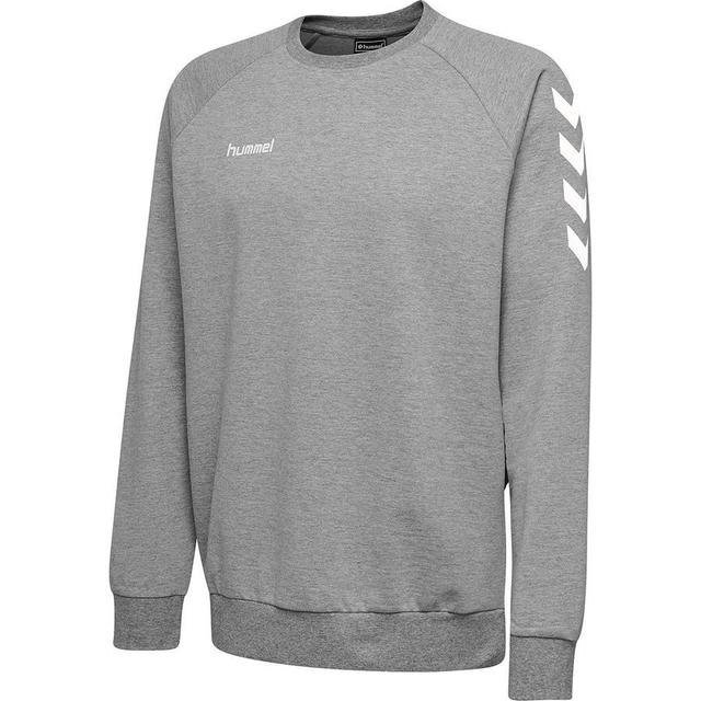 Hummel Go Cotton Sweatshirt - Grå, storlek Large on Productcaster.