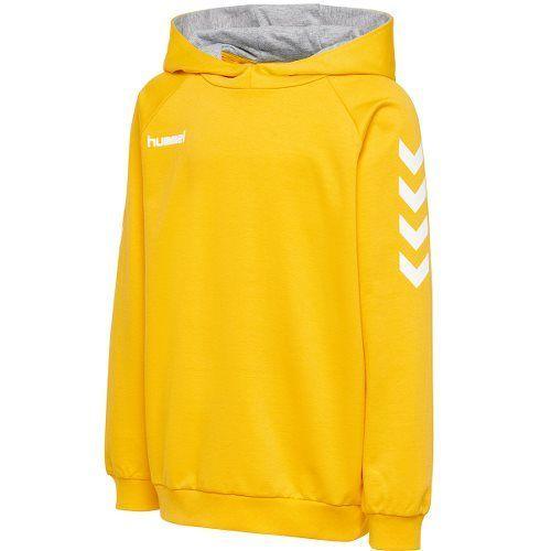 Hummel Go Cotton Hoodie - Yellow Kids, size 164 cm on Productcaster.