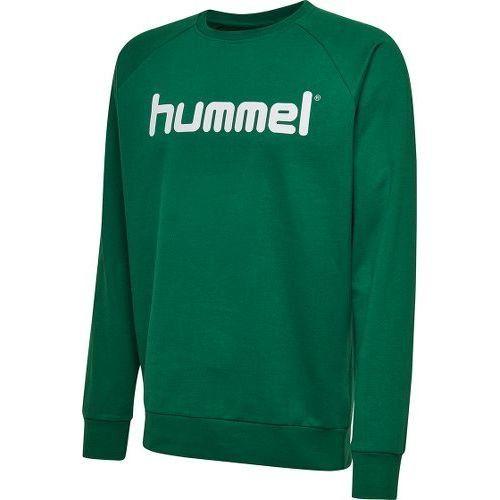 Hummel Go Cotton Logo Sweatshirt - Green Kids, size 176 cm on Productcaster.