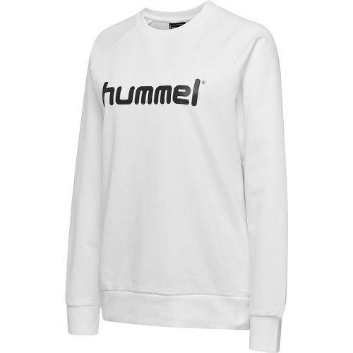 Hummel Go Cotton Logo Sweatshirt - White Women, size Small on Productcaster.