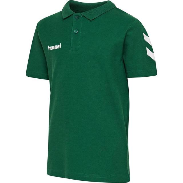 Hummel Go Cotton Polo - Green Kids, size 128 cm on Productcaster.