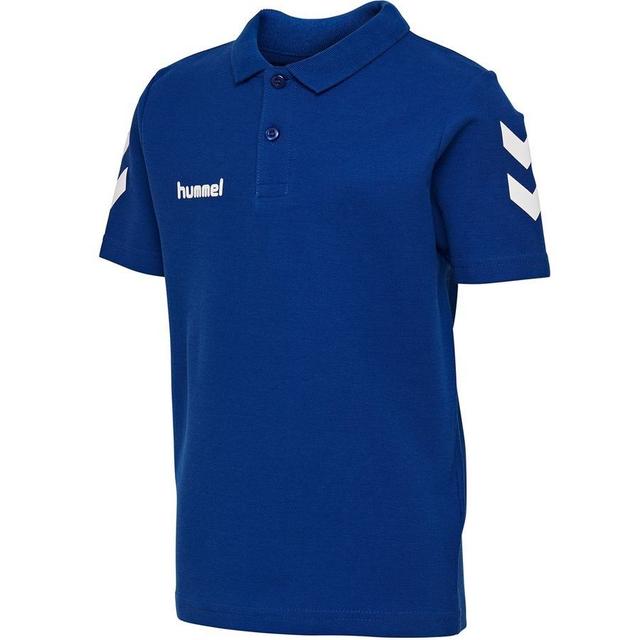 Hummel Go Cotton Polo - Blue Kids, size 176 cm on Productcaster.