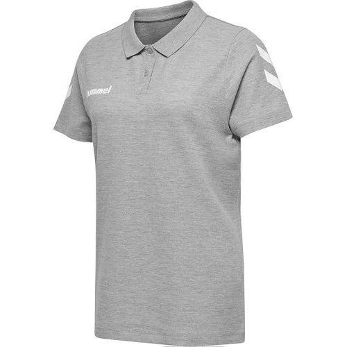 Hummel Go Cotton Polo - Grey Women, size Small on Productcaster.