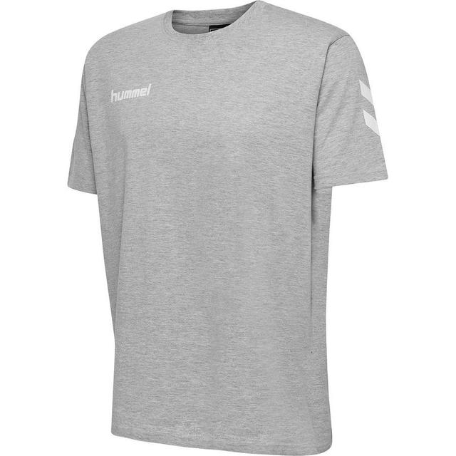 Hummel Go Cotton T-shirt - Grey, size Large on Productcaster.