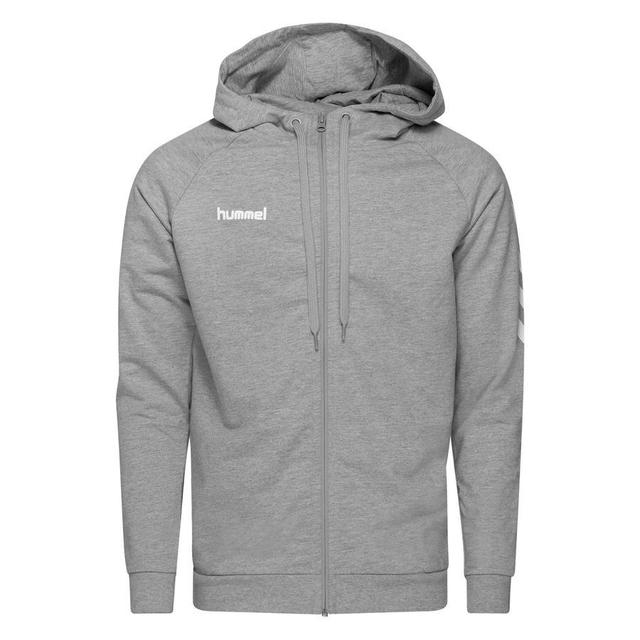 Hummel Hoodie Go - Grijs/wit, maat Medium on Productcaster.