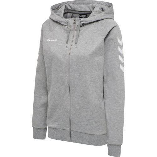 Hummel Go Cotton Hoodie - Grey Women, size X-Small on Productcaster.