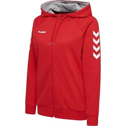 Hummel Go Cotton Hoodie - Rot Damen, Größe X-Small on Productcaster.