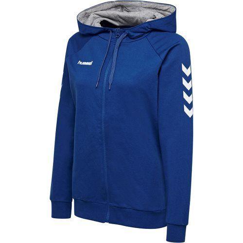 Hummel Go Cotton Hoodie - Blue Women, size XX-Large on Productcaster.