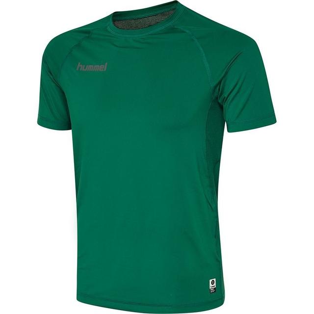 Hummel First Performance Top - Green, size Medium on Productcaster.