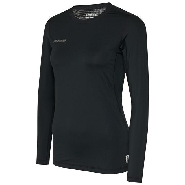 Hml First Performance Women Jersey L/s Black - Hummel, størrelse Small on Productcaster.