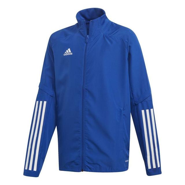 adidas Jacket Condivo 20 Presentation - Royal Blue/white Kids, size 116 cm on Productcaster.