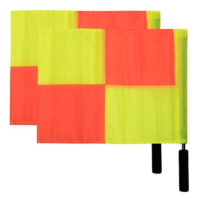 Select Linjedommerflag Pro - Yellow/orange, size One Size on Productcaster.