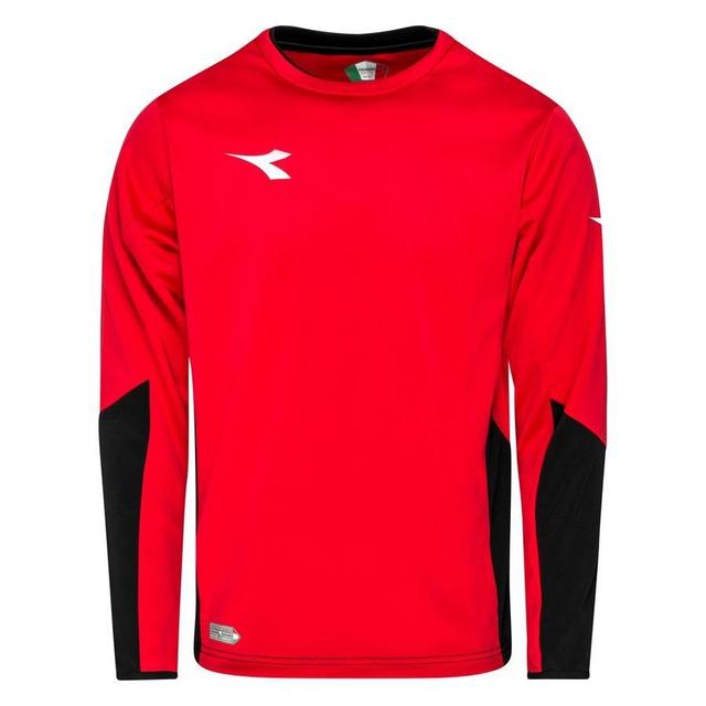 Diadora Sweatshirt Equipo - Red/white, size Large on Productcaster.