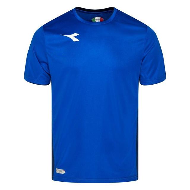 Diadora Training T-shirt Equipo - Blue/white, size Small on Productcaster.