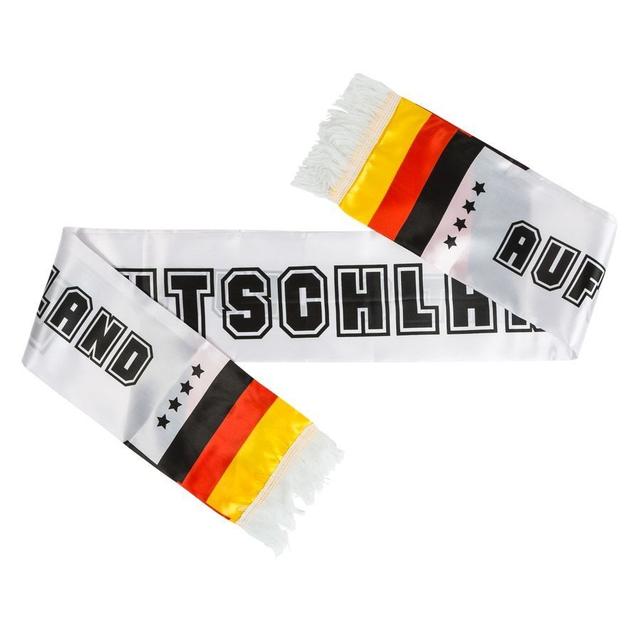 Germany Satin Scarf - White/black/red/yellow - , size One Size on Productcaster.