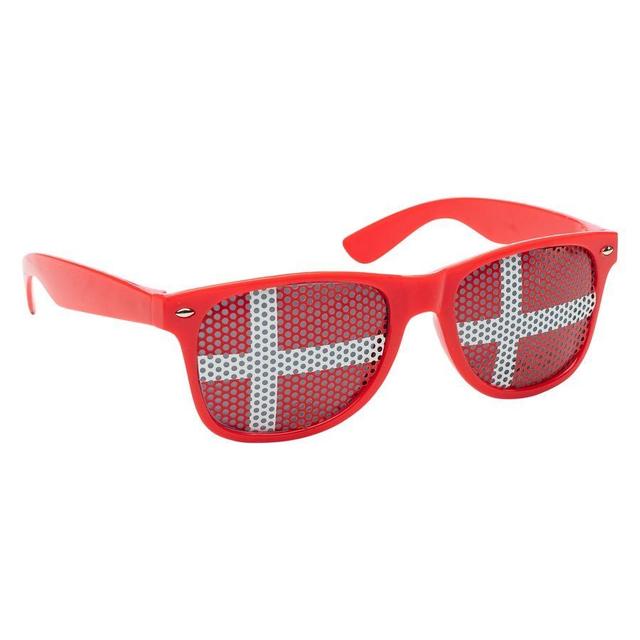 Denmark Sunglasses - Red/white - Merchandise, size One Size on Productcaster.