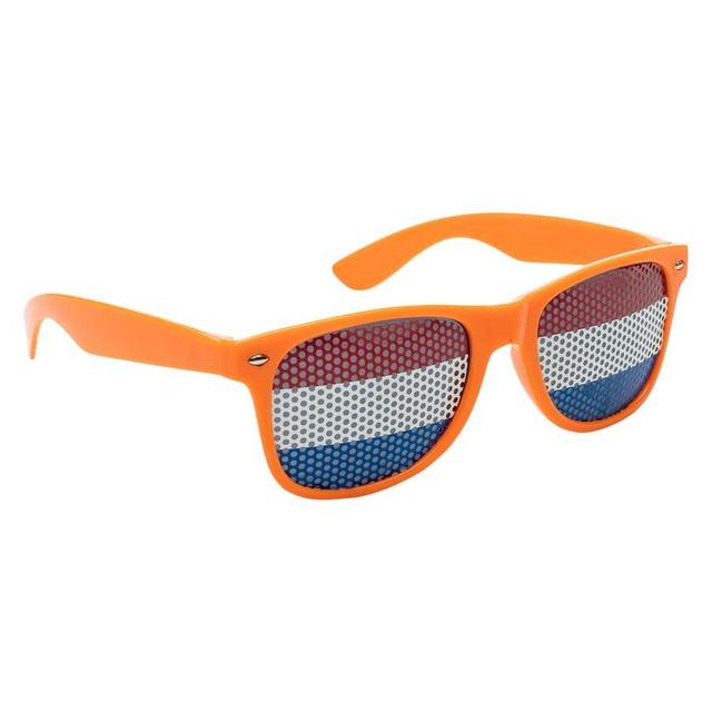 Holland Sunglasses - Orange/white/blue - Merchandise, size One Size on Productcaster.