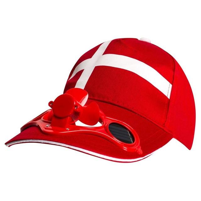 Denmark Cap - Red/white - , size One Size on Productcaster.