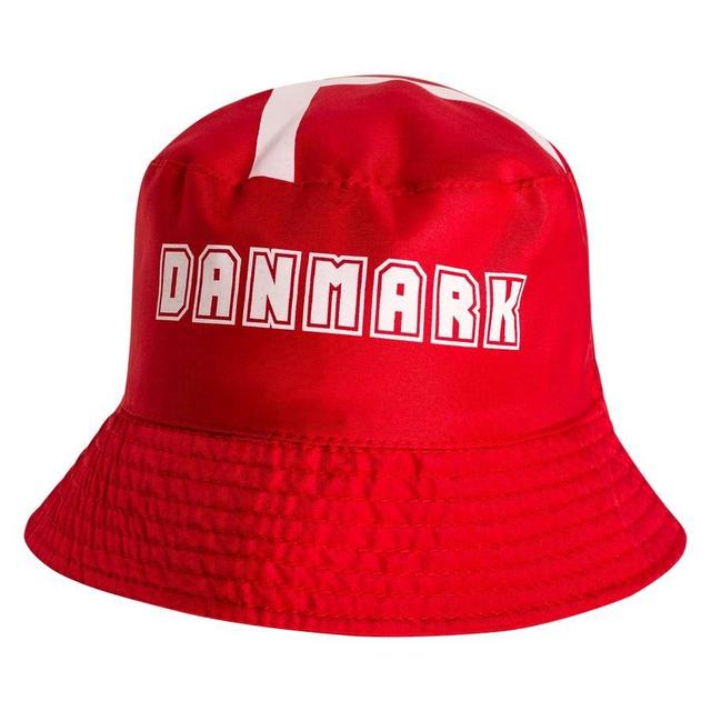 Denmark Bucket Hat - Red/white - , size One Size Adult on Productcaster.