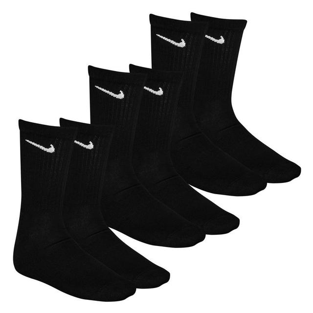 Nike Socks Everyday Cush Crew 3-pack - Black/white, size XL: 46-50 on Productcaster.